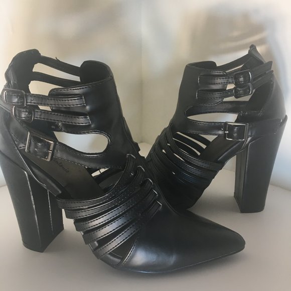 Michael Antonio US 7 closed toe black heels - Picture 1 of 8